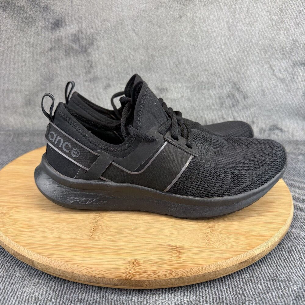 New Balance Nergize Sport Shoes Womens Size 7 Black Mesh Sneakers WNRGSBM1